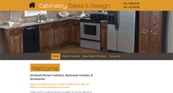 Desktop Screenshot of cabinetrysalesanddesign.com