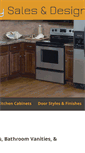 Mobile Screenshot of cabinetrysalesanddesign.com